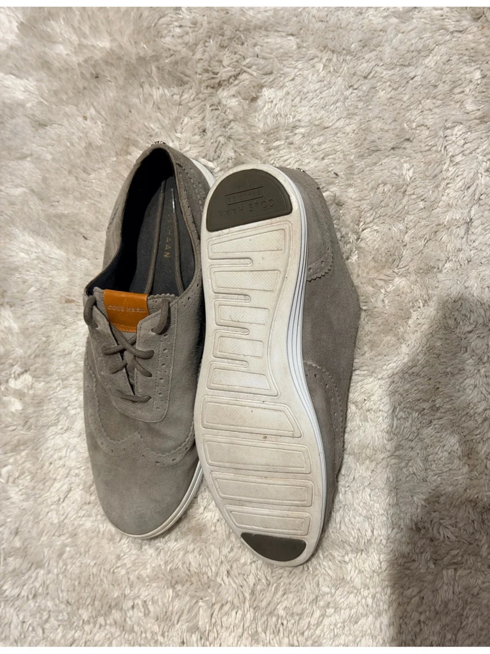 Cole Haan gray suede